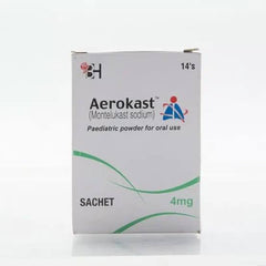Aerokast Tablets 4mg (1 Box = 14 Tablets)