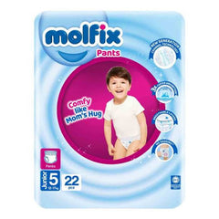 Molfix Baby Pants Twin Pack Junior Size 5 22pcs