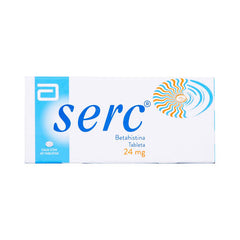 Serc Tablets 24mg (1 Box = 3 Strips)