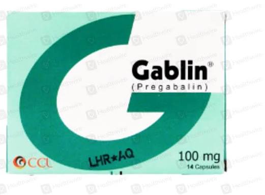 Gablin Capsules 100mg (2 Strip = 14 Capsules)