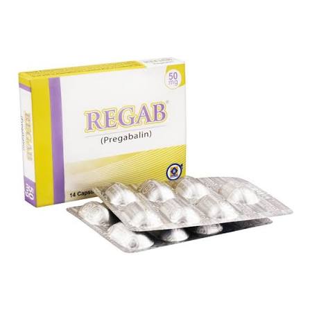Regab Capsules 50mg (1 Strip = 14 Capsules)