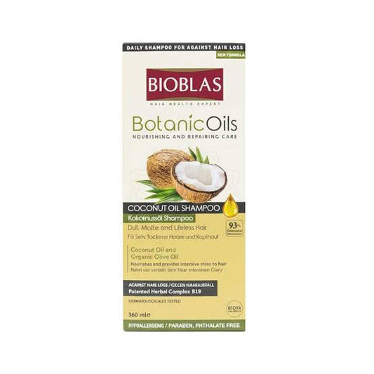 bioblas coconut oil shampoo 360ml