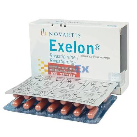 Exelon Capsules 4.5mg (1 Strip = 14 Capsules)