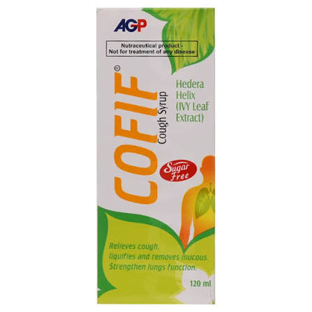 cofif cough sugar free syrup 120ml