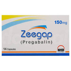 Zeegap Capsules 150mg (1 Box = 2 Strips)