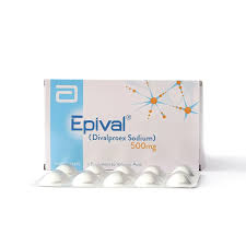 Epival Tablets 500mg (1 Box = 10 Strips)