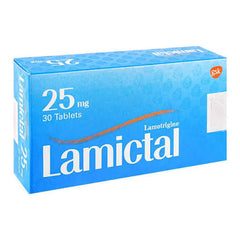 Lamictal Tablets 25mg (1 Box = 2 Strips)