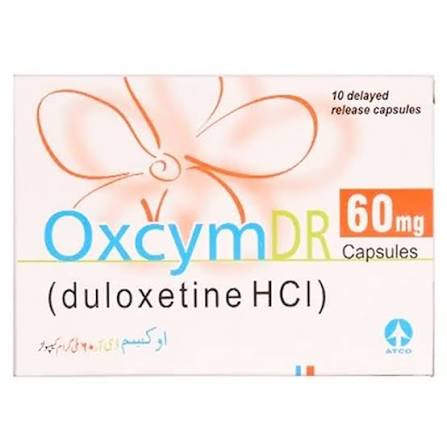 Oxcym DR Capsules 60mg (1 Box = 1 Strip, 1 Strip = 10 Capsules)