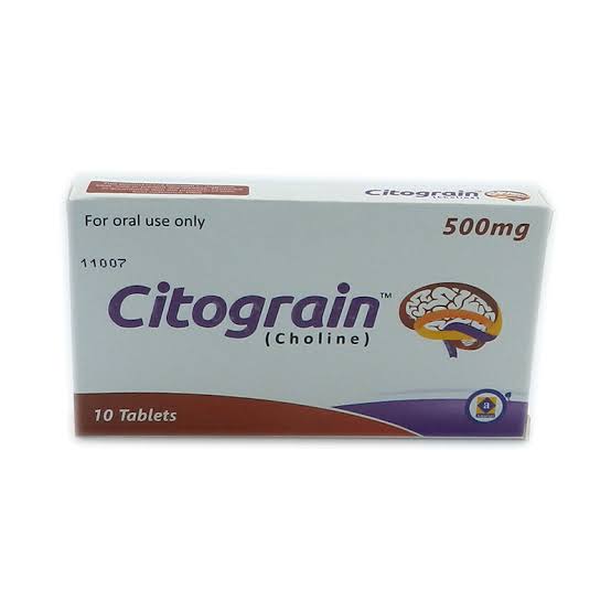 Citograin Tablets 500mg (1 Box = 1 Strip, 1 Strip = 10 Tablets)