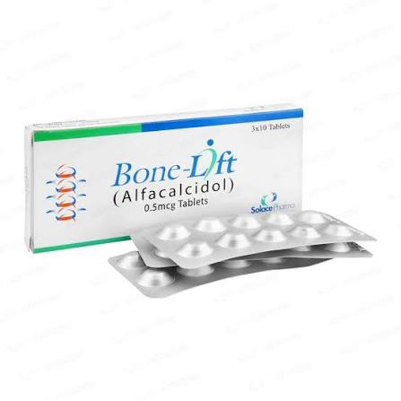 Bone-Lift Tablets 1mcg (1 Box = 3 Strips) (1 Strip = 10 Tablets)