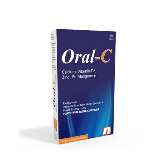 Oral-C Tablets (1 Box = 3 Strips) (1 Strip = 10 Tablets)