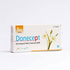 Donecept Tablets 5mg (1 Box = 1 Strip, 1 Strip = 10 Tablets)