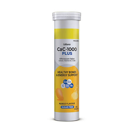 Cac-1000 Plus Mango (Sugar Free) Effervescent Tablets (1 bottle = 10 tablets)