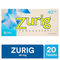Zurig Tablets 40mg