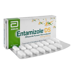 Entamizole Ds Tablets 500mg/400mg (1 Box = 1 Strip)