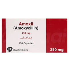 Amoxil Capsules 250mg (1 Strip = 20 Capsules)