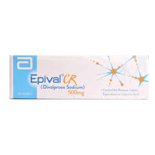 Epival CR Tablets 500mg (1 Strip = 10 Tablets)