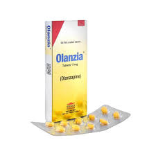 Olanzia Tablets 5mg (1 Box = 1 Strip, 1 Strip = 10 Tablets)