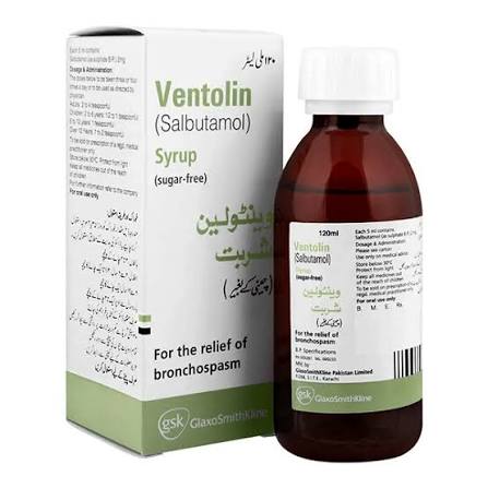 Ventolin Sugar Free Syrup 120ml