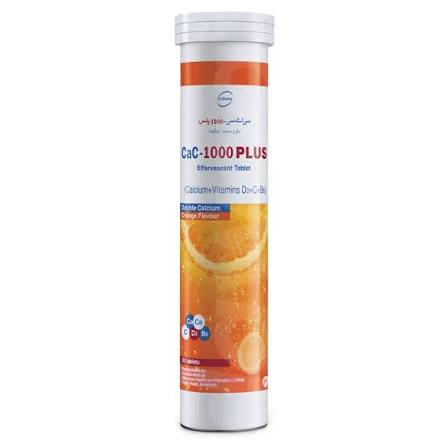 Cac-1000 Plus Orange (Sugar Free) Effervescent Tablets