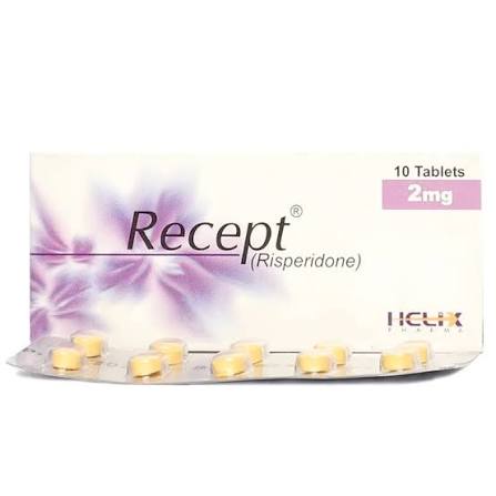 Recept Tablets 2mg (1 Box = 1 Strip, 1 Strip = 10 Tablets)