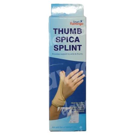 smart flamingo thumb spica splint size small