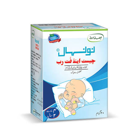 hamdard naunehal chest & foot rub 20g