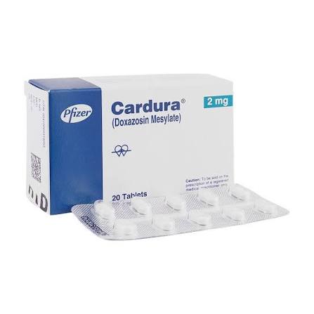 Cardura Tablets 2mg (1 Strip = 10 Tablets)