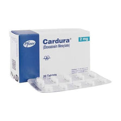 Cardura Tablets 2mg (1 Strip = 10 Tablets)