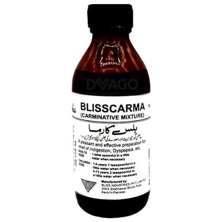 blisscarma carminative mixture adult 120ml