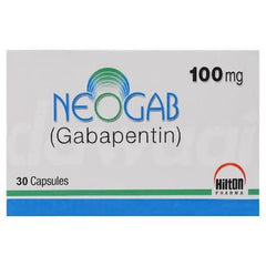 Neogab Capsules 100mg (1 Strip = 10 Capsules)