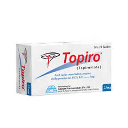 Topiro Tablets 25mg (1 Strip = 10 Tablets)
