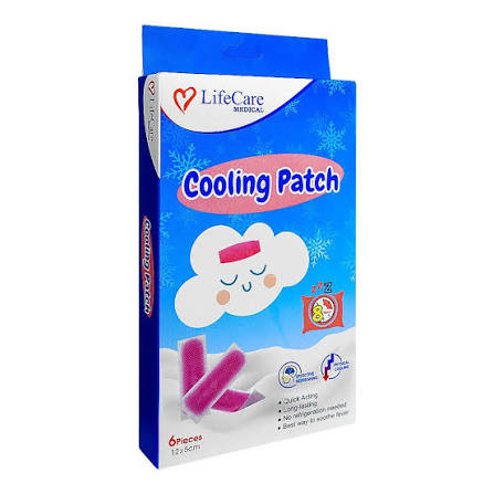 medicare cooling gel patch sheets (box = 6 sheets)