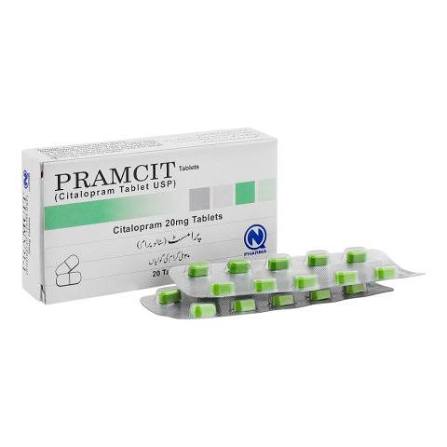 Cipram Tablets 20mg (1 Box = 1 Strip, 1 Strip = 14 Tablets)