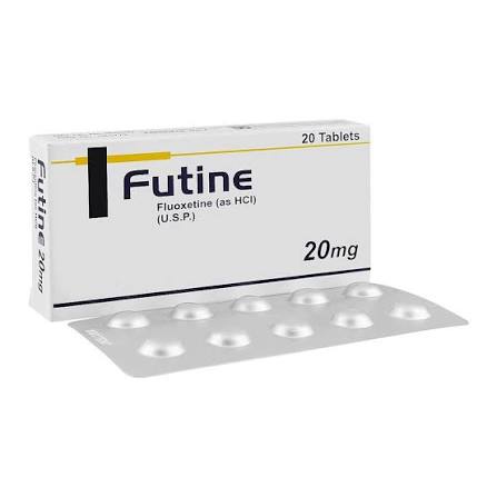 Futine Tablets 20mg (1 Box = 2 Strips, 1 Strip = 10 Tablets)