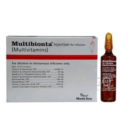 Multibionta Injection 10ml (1 Box = 5 Ampules)