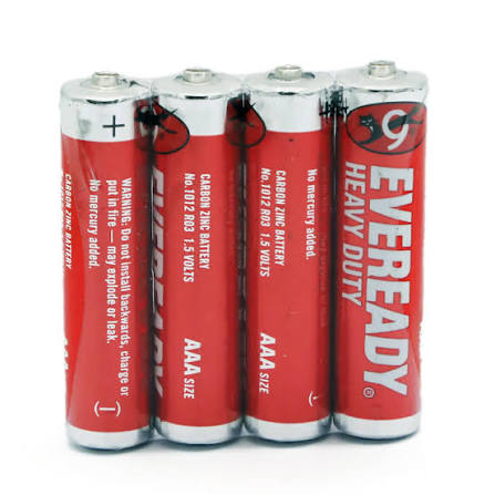 energizer eveready aaa battery 4pcs