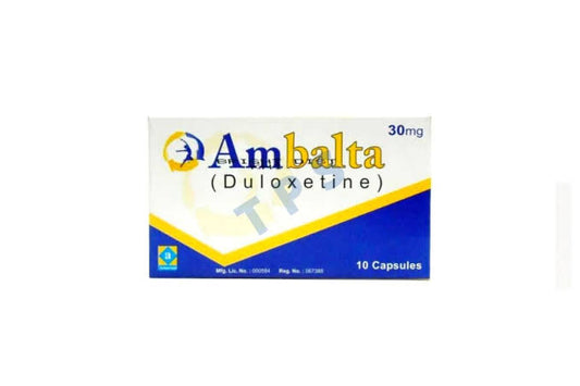 Ambalta Capsules 30mg (1 Box = 1 Strip, 1 Strip = 10 Capsules)