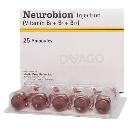 Neurobion Injection 3ml (1 Box = 25 Ampoules)