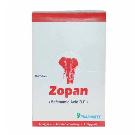 zopan tablets 250mg  (1 strip = 10 tablets)