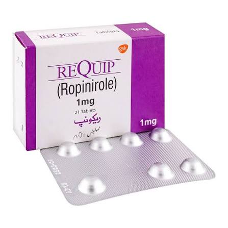 Requip Tablets 1mg (1 Strip = 7 Tablets)