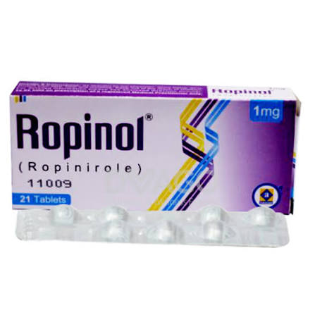 Ropinol Tablets 1mg (1 Strip = 7 Tablets)