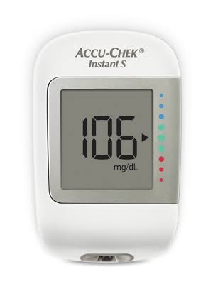 accu chek instant s blood glucose glucometer