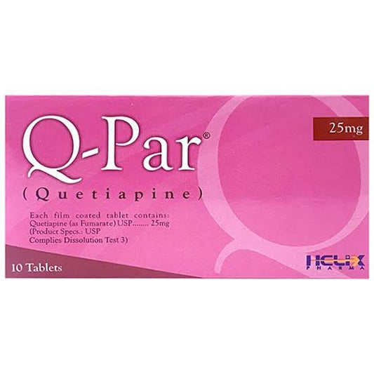 Q-Par 25mg 10 Tablets