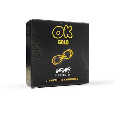 ok gold infinity condoms (1 box = 3pcs)