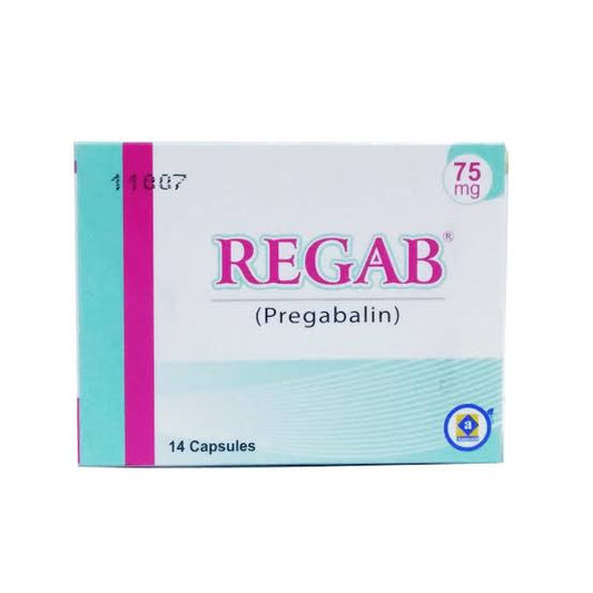 Regab Capsules 75mg (1 Strip = 14 Capsules)