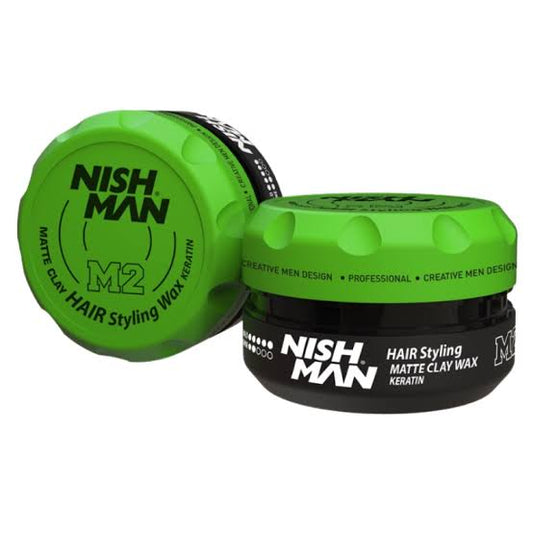 nishman hair styling matte texturizing clay m2 100ml