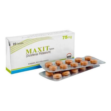 maxit tablets 75mg (1 strip = 10 tablets)