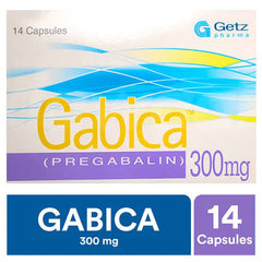 Gabica Capsules 300mg (2 Strip = 14 Capsules)