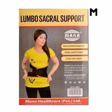 mana lumbo sacral support size medium